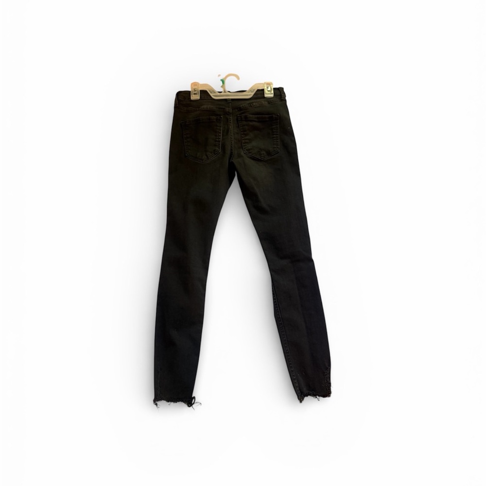 Free People Black Skinny Jeans Size W 25S-Preowned